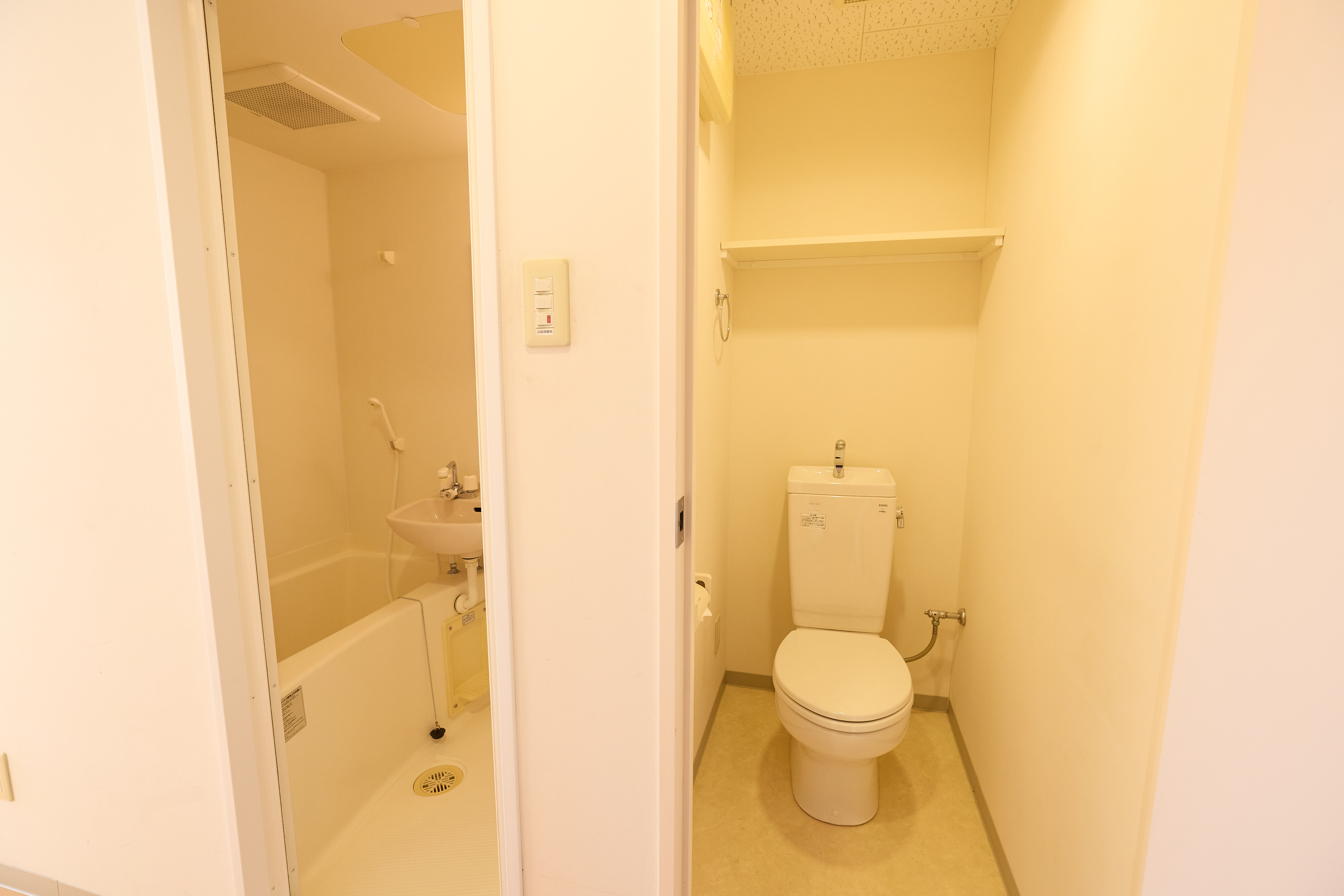 全室ユニットバス完備