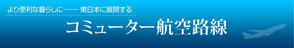 管内のコミューター航空路線